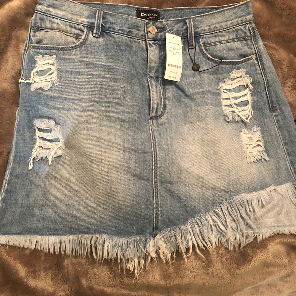 Denim skirt